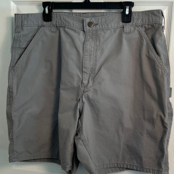 Carhartt Shorts Mens Size 40 Gray The Classic Cotton Work Utility - Picture 2 of 4
